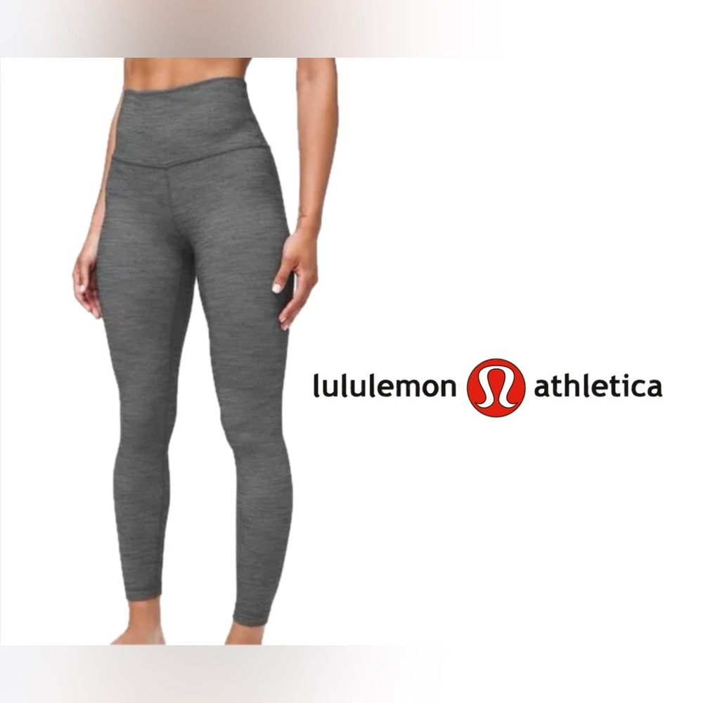 Size 4 Grey Lululemon Align Heathered Grey Leggings